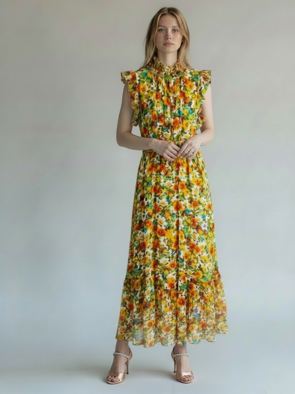Code X Mode Women’s maxi dress floral size XS NEW